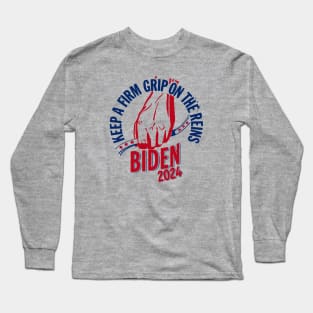 Re-elect Joe Biden 2024 US Presidential Campaign Long Sleeve T-Shirt